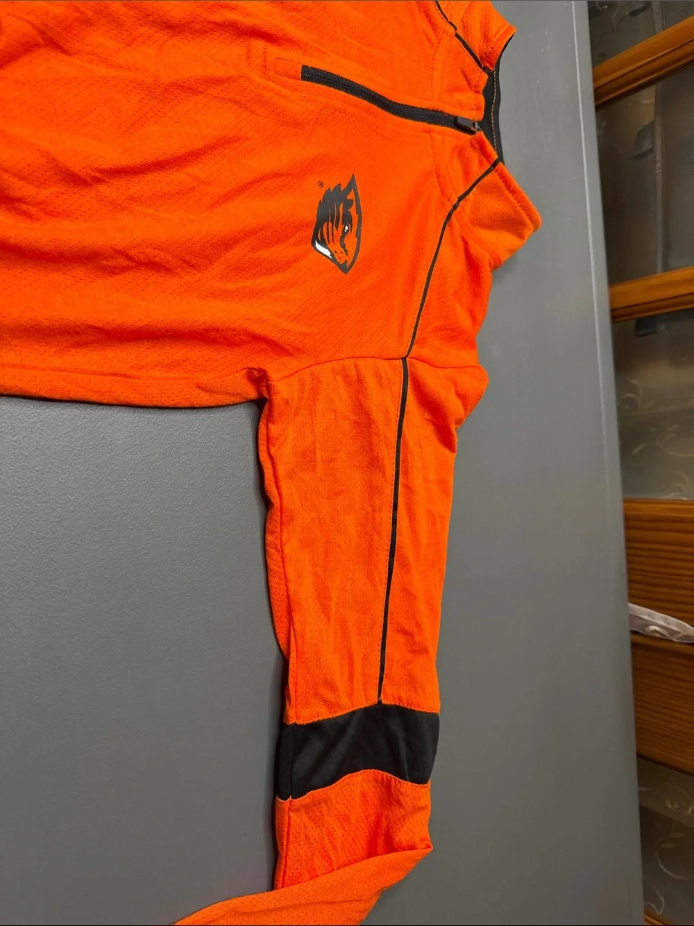 🦫 Kid’s Oregon State Beavers. Long-Sleeve Quarter-Zip Performance. Size: S/8-10